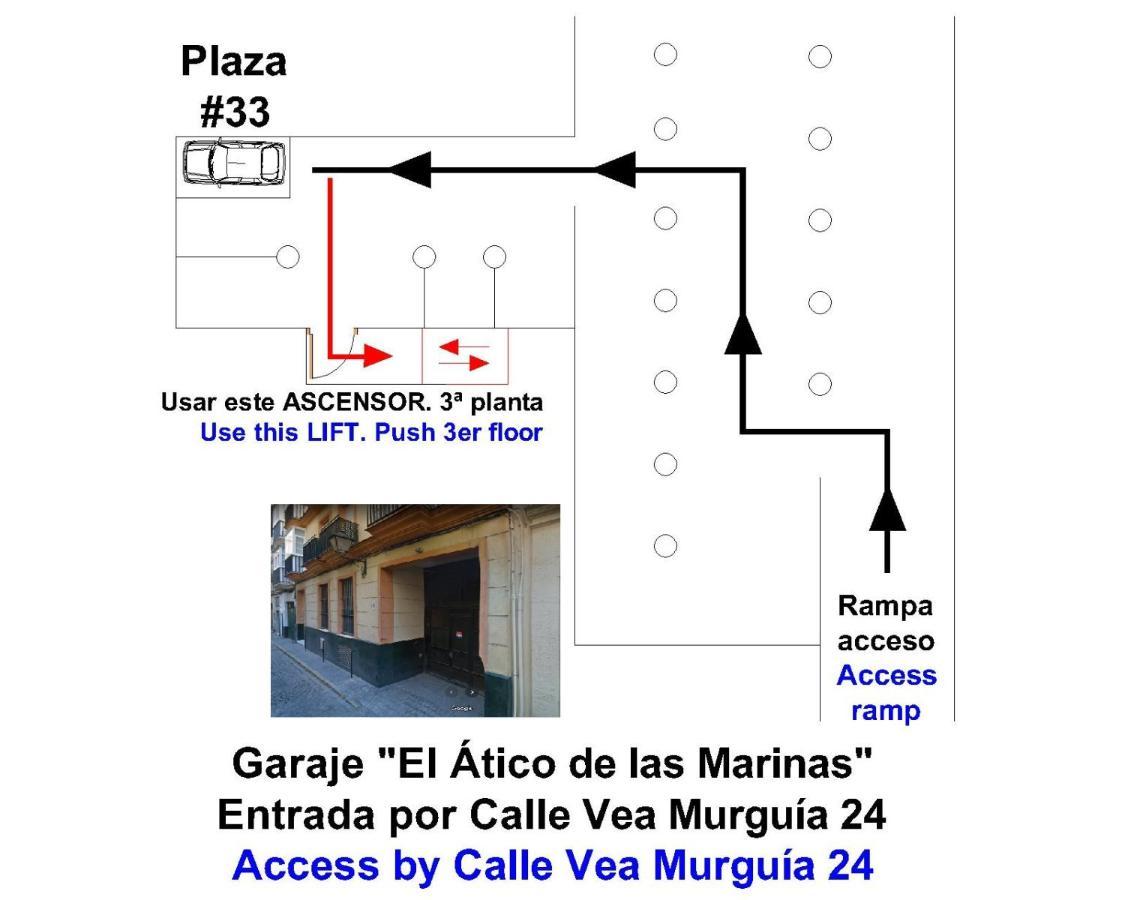 El Atico De Las Marinas Free Parking By Cadiz4Rentals Eksteriør billede